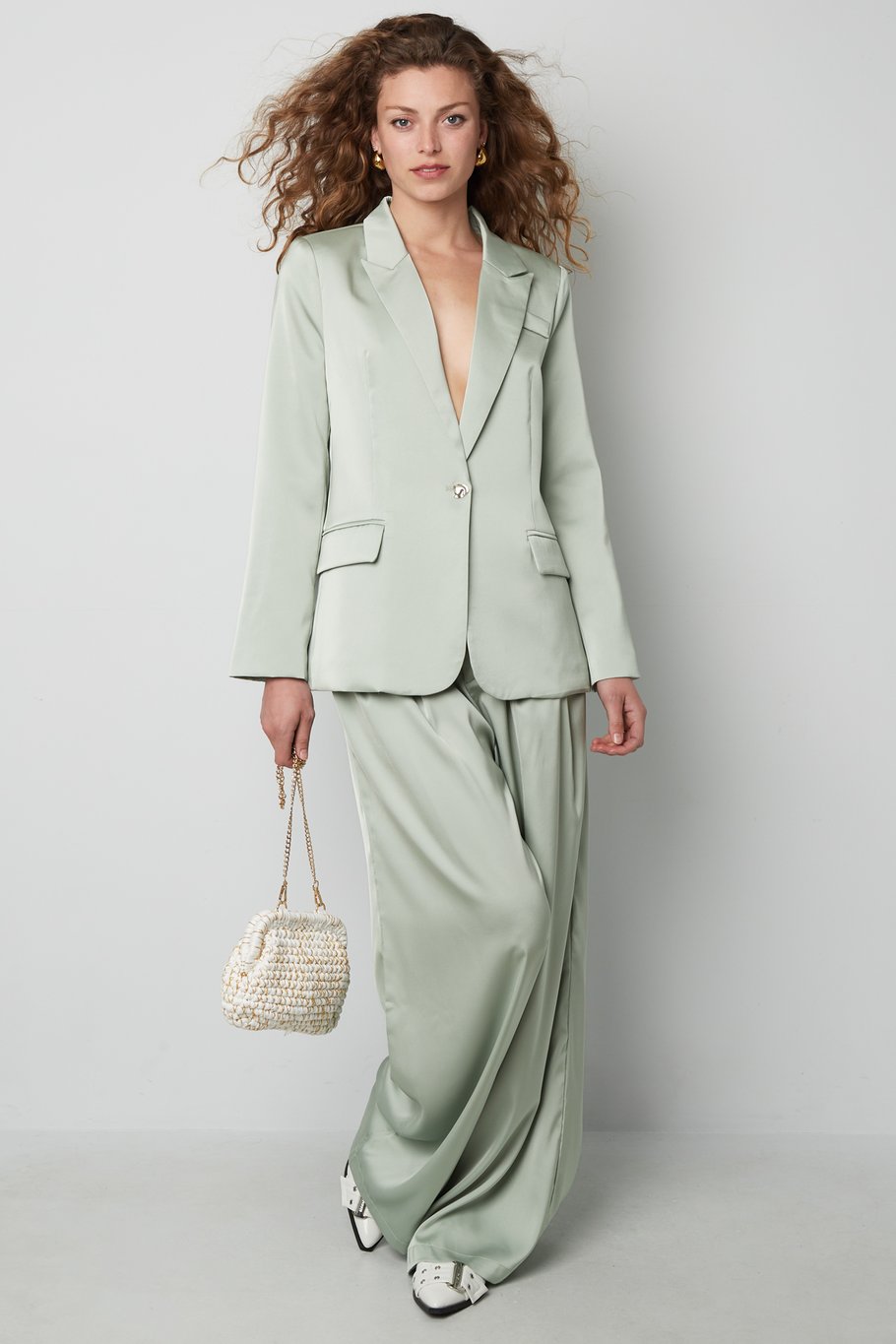 Edler Blazer - Mint Bild3